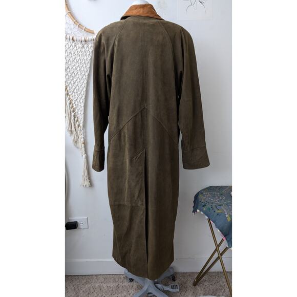 Cayenne Leather vintage long length leather duster coat - Picture 3 of 16